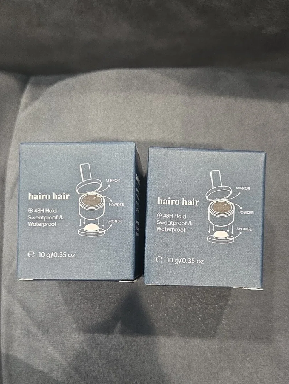 Hair Density Filler Hairline Powder for Instant Gray Coverage & Bald Spots Black